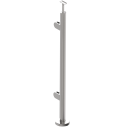 Stainless steel pole, VK-straight, left